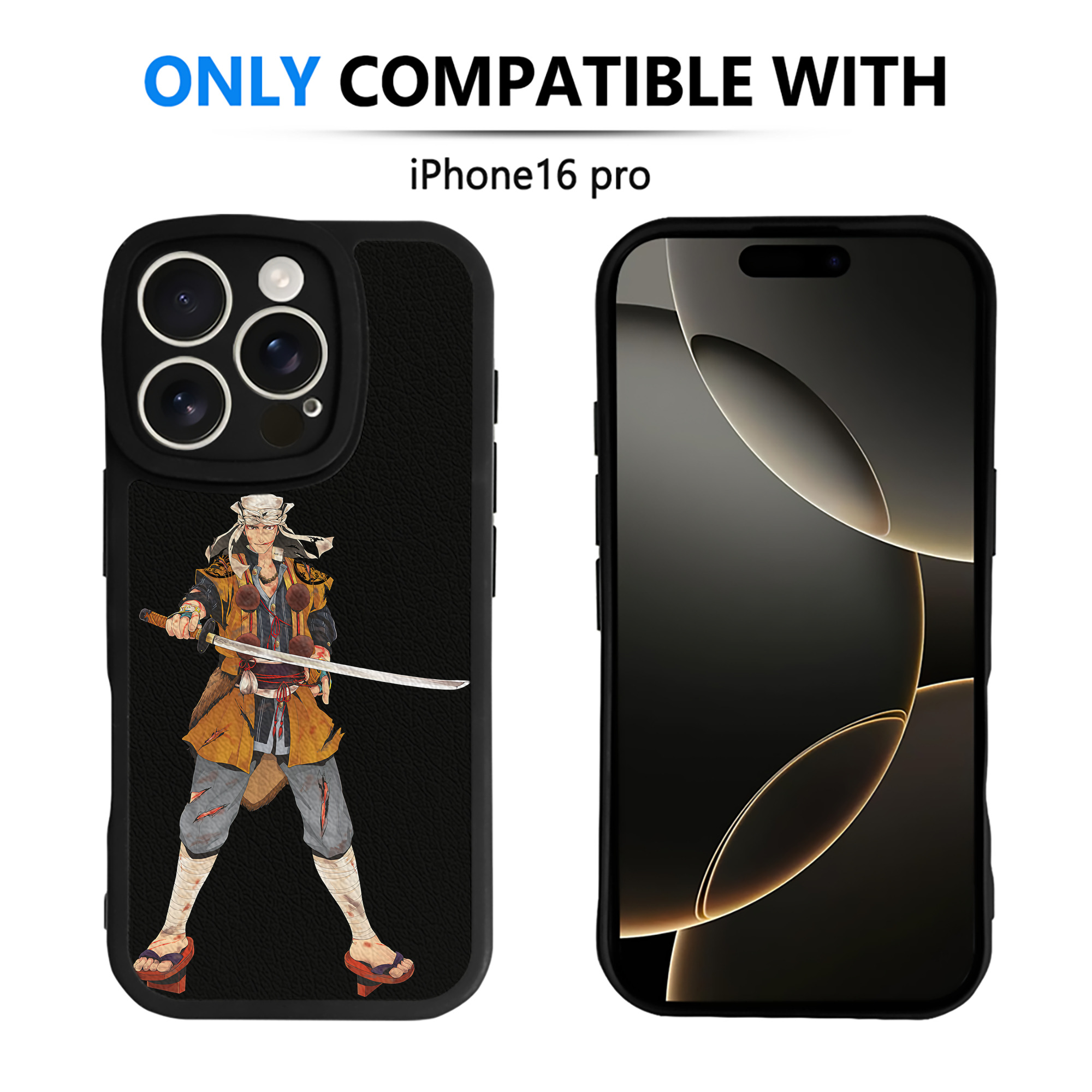 （画像用） 刀剣乱舞 Touken Ranbu 【iPhone 16シリーズ対応】シリコンスマホケース（レザー調） 材質：シリコン